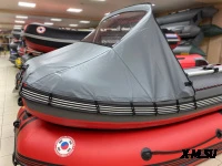 Носовой тент MISHIMO 390 LITE/PRO/LITE DF т.серый