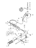 Рукоятка рулевого управления 4-Х ТАКТНОГО ПЛМ MERCURY 4 Серийный номер от 0R067090 и выше