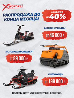 Распродажа снегоходы и мотобуксировщики