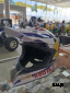 Шлем кроссовый HETOSHI RED BULL XD1-86 цв. Бело-фиолетовый р. M 