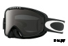 Очки для мотокросса детские OAKLEY O-Frame XS Solid черные глянцевые / темно-серая (OO7030-21)