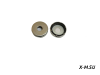 Swing arm dust cover (Small plastic parts/￠32×￠10/iron/white zinc plated)
